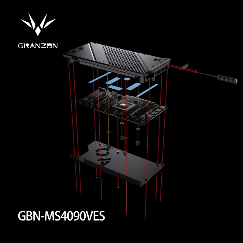 Granzon  GBN-MS4090VES，GPU Wat - Rtx 4090 Water Block Full Cover ulasan dan harga