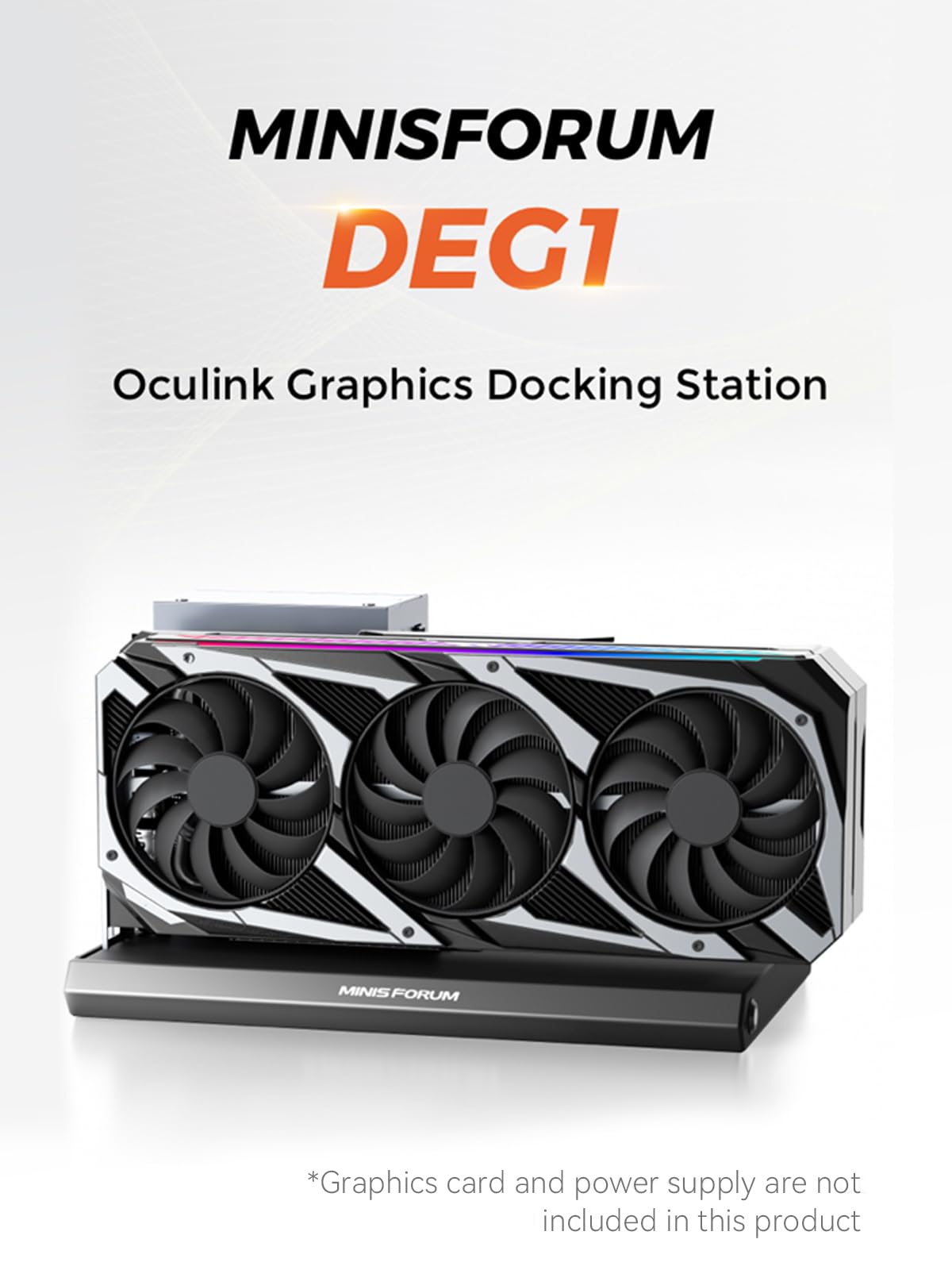 MINISFORUM DEG1 External GPU D - Oculink Gpu Dock Station ulasan dan harga